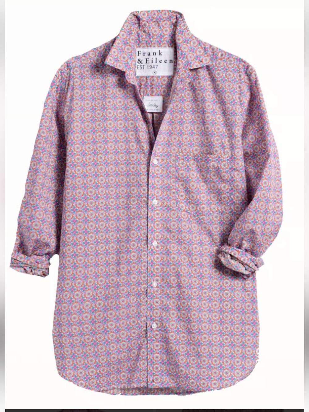 Frank & Eileen Joedy Liberty NWT Woven Long Sleeve Button Down Shirt M